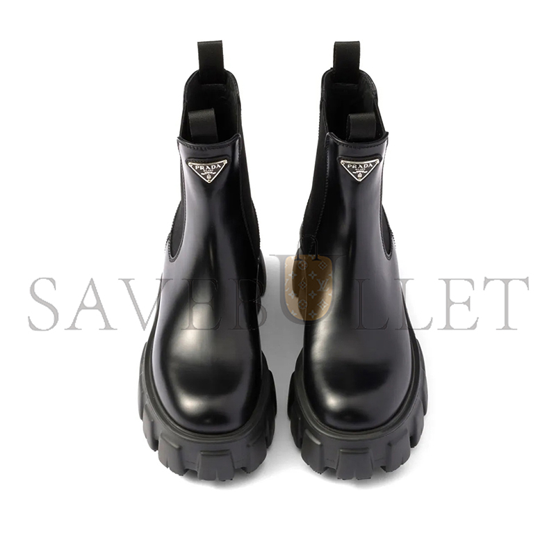 Pra*a monolith leather chelsea boots